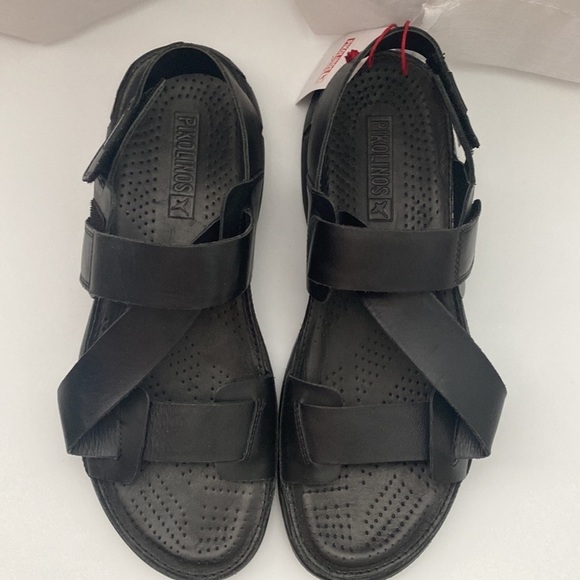 Pikolinos Oropesa M3R-0058 Mens Black Leather Strap Sandals EU 44 US 10.5 -11 main image 7